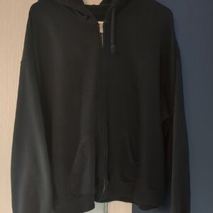 Hollister Black Zip-Up Hoodie